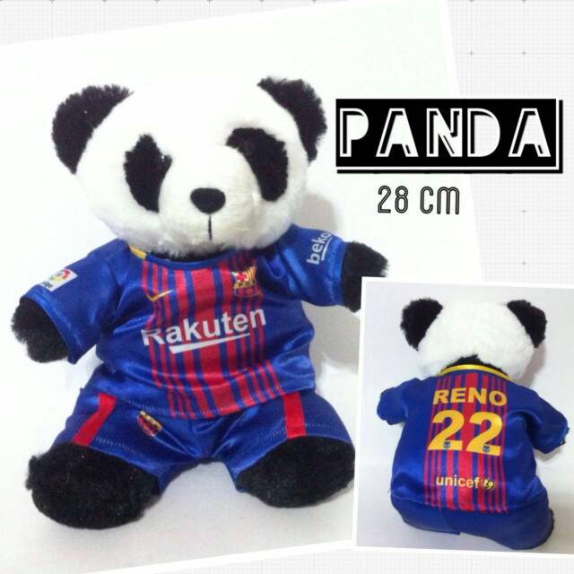 Boneka Jersey Bola Club ataupun Negara | Boneka Beruang, Panda, Monkey, Stitch