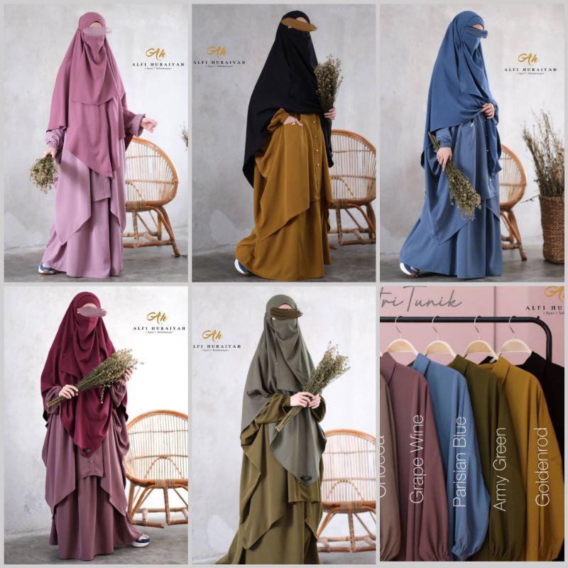 PUTRI TUNIK ONE SET BUMIL BUSUI FRIENDLY BY ALFI HURAIYAH