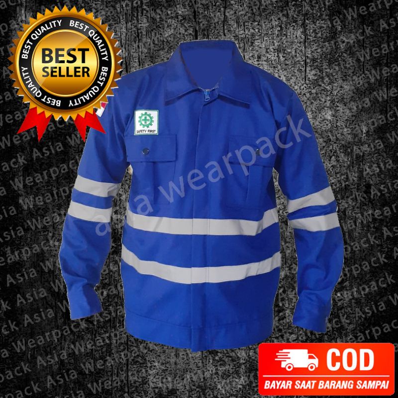 pakaian safety kerja//wearpack atasan kerja bengkel