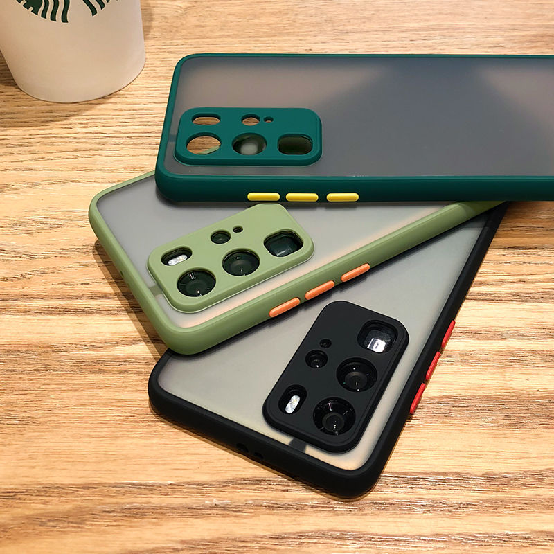 Hard Case Pelindung Lensa Kamera Belakang Warna Permen Untuk Huawei P40 Pro Plus P30 P20 Pro