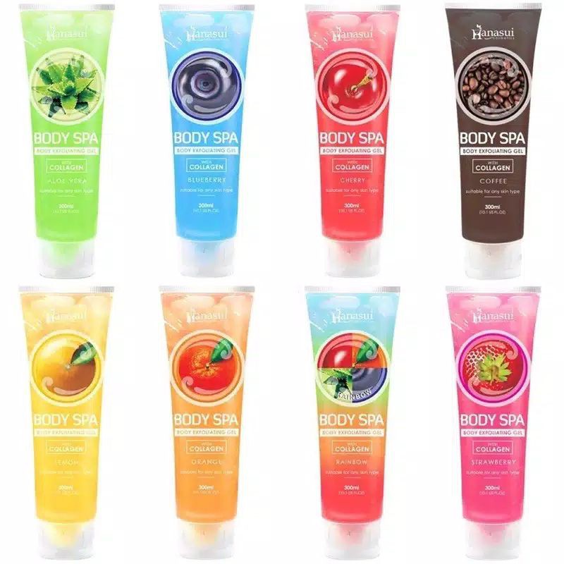 HANASUI BODY SPA GEL(UNTUK MERONTOKIN DAKI) ISI 300 ML ORIGINAL~ASLI BERKUALITAS++