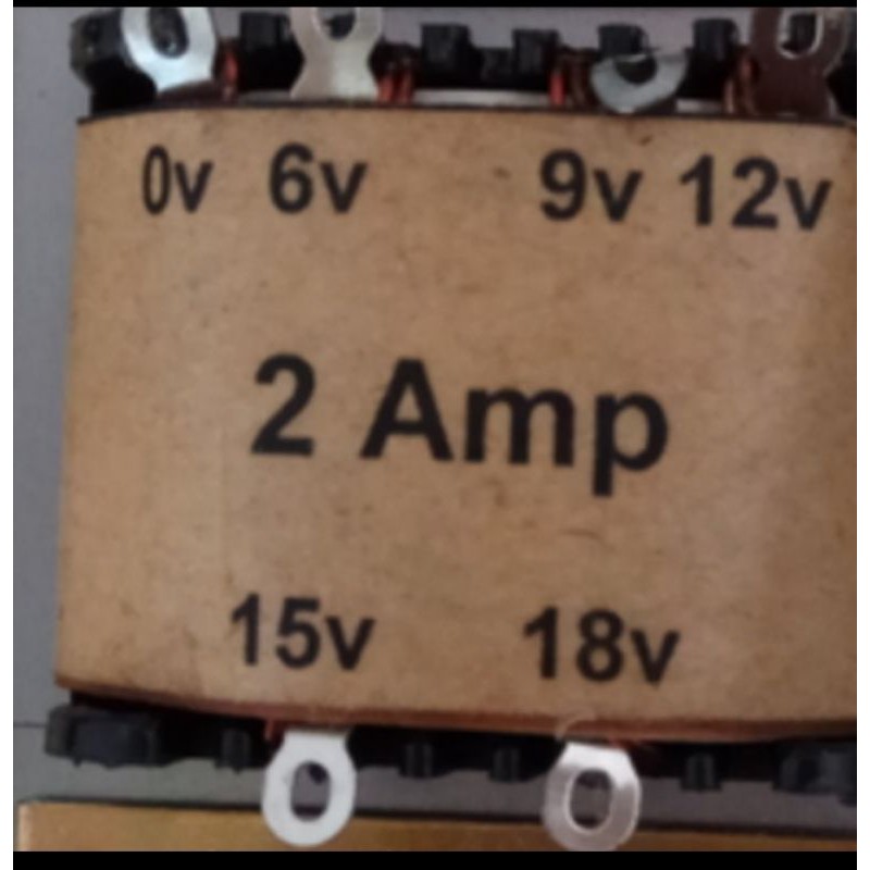 travo trafo tronic nol 2a 2ampere 2 a ampere 6v 9v 12v 15v 18v 6volt 9volt 12volt 15volt 18v