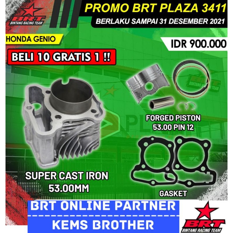 BLOK BRT HONDA GENIO BRT BEAT 2020 BRT PIN 12 DIAMETER 53 MM