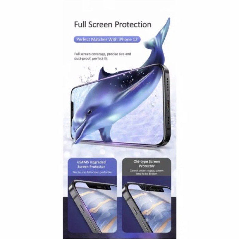 Tempered Glass Full Lem 9D For Iphone 12 Mini 5.4 / 12/12Pro 6.1 / 12 Pro Max 6.7