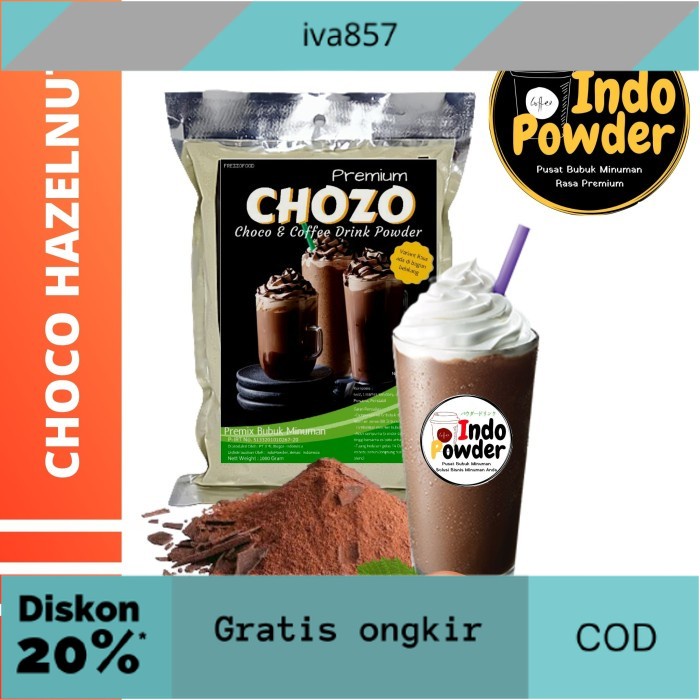

PROMO Bubuk Minuman CHOCO HAZELNUT 1Kg - Bubuk CHOCO HAZELNUT 1Kg GRATIS ONGKIR