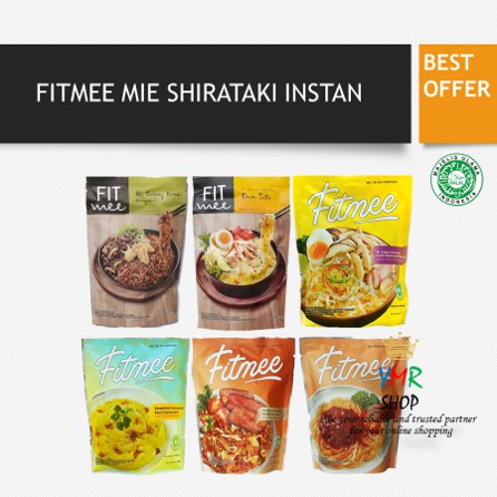 Fitmee Mie Shirataki Fit Mee Shirataki Diet Halal Instant