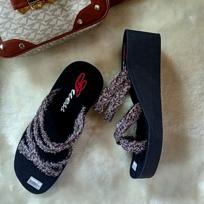 Sandal Wedges Silang Kepang