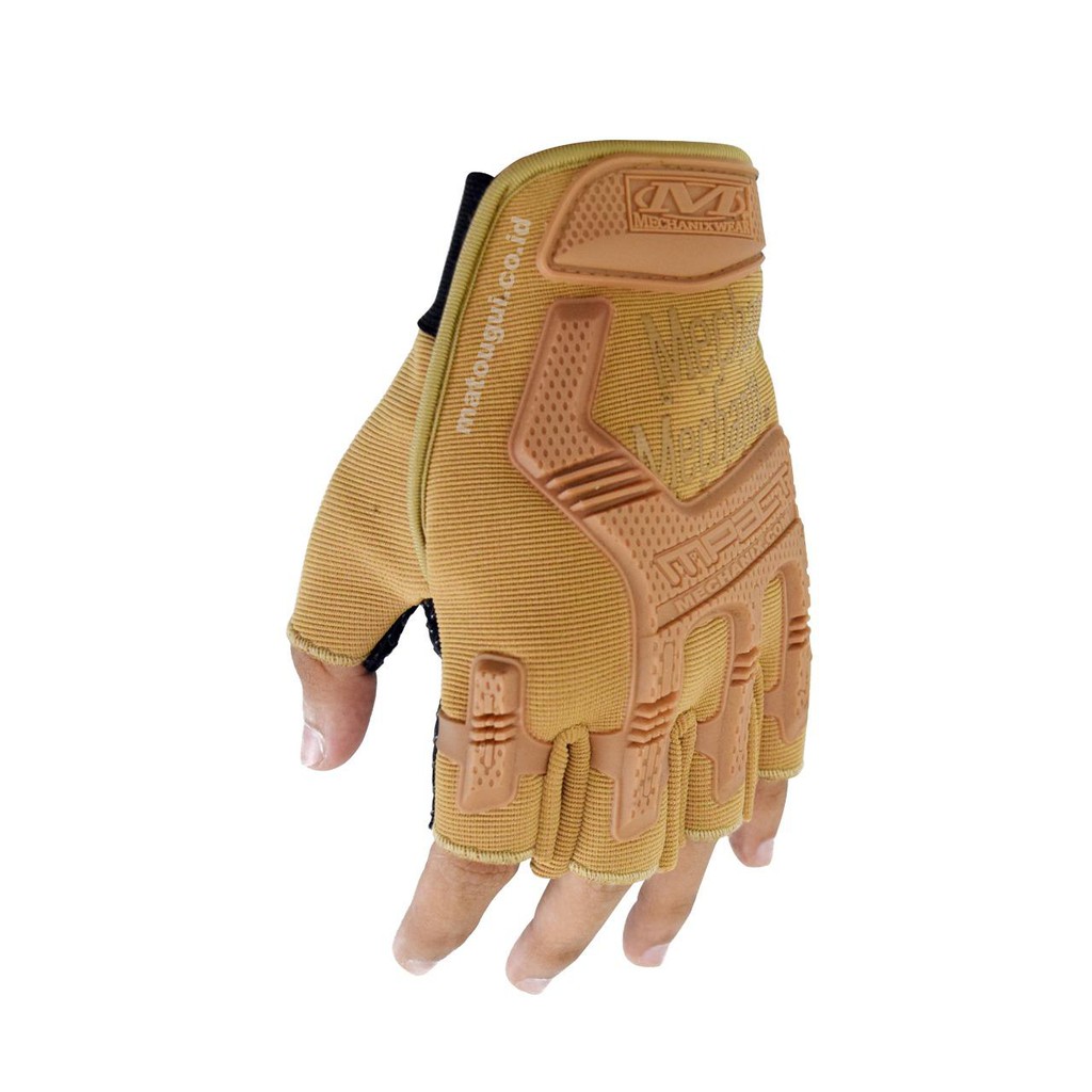 Half Sarung Tangan Motor Sepeda Glove Airsoft Tactical Mechanix Military Off Road M-Pact Covert