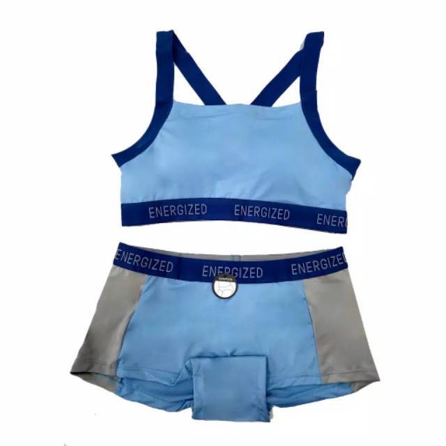 Energized Sport Bra Dan Celana Dalam Set