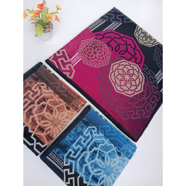 Kerudung Voal/ kerudung hijab motif Deenay kw/ Kerudung hijab polos/ Kerudung hijab bahan halus adem