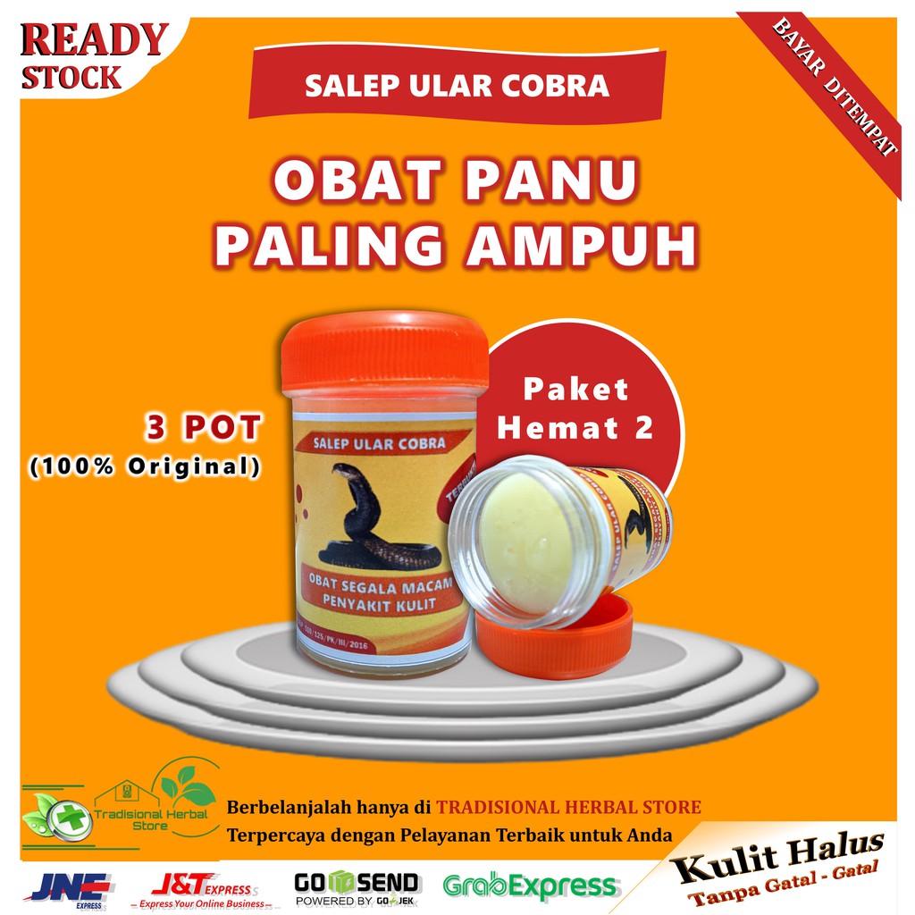 Obat Panu PALING AMPUH 100% Dan Cepat Hilang Salep Kulit Gatal Bisa Untuk Anak - SALEP ULAR COBRA