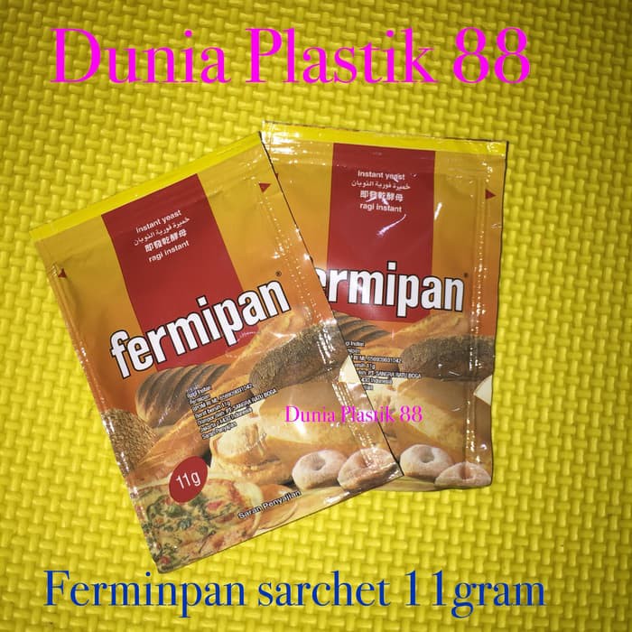 

11g FERMIPAN SACHET yeast saset sachetan pengembang ragi instan kering