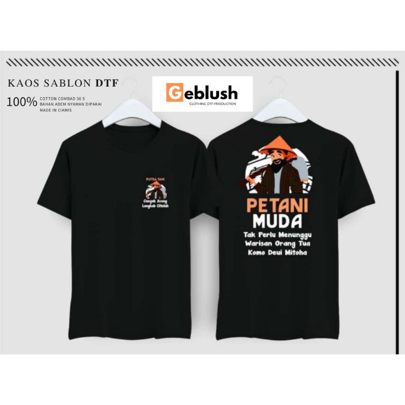 KAOS PETANI MILENIAL || KAOS PETANI MUDA KEREN..