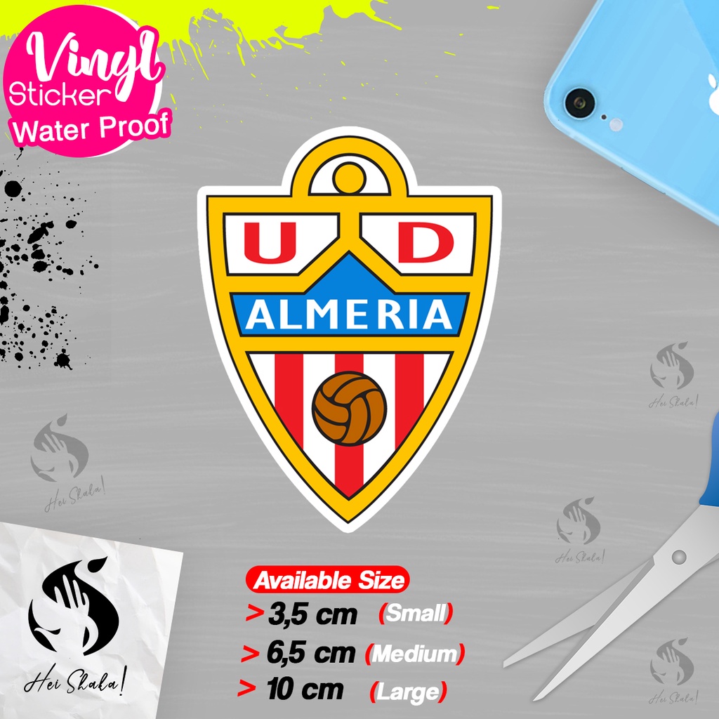 

Stiker Almeria Klub Sepak Bola Liga Spanyol Sticker Logo Satuan Bahan Anti Air