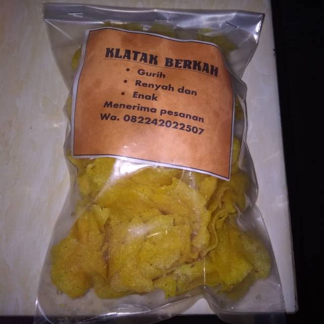 

Kelatak..kelatak berkah kelatak singkong gurih renyah dan enak