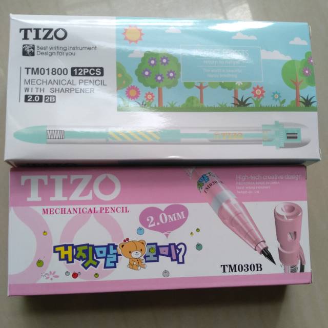 

PENSIL tizo ecer | pensil mekanik | pensil isi 2.0mm