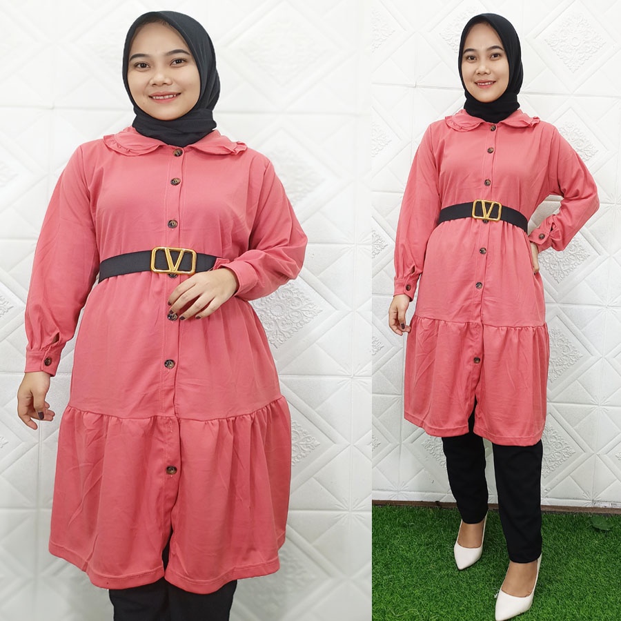 SETELAN ORIYA TUNIK FREE GESPER DAN CELANA HITAM SET GL FASHION