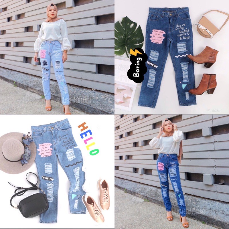 GFS LY REASONS BOYFRIEND JEANS