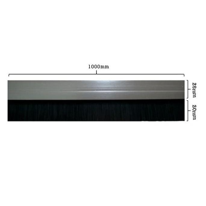 Door Brush/Lis Penutup Celah Bawah Pintu Model Sapu Wl03 1Mt (Tempel)