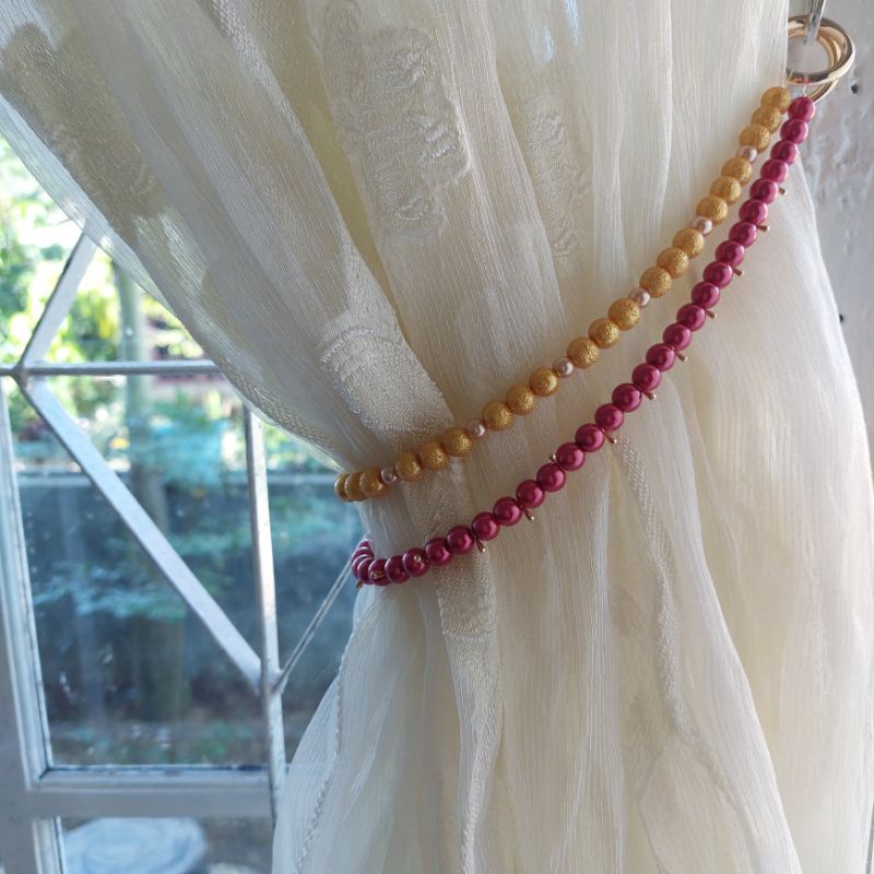 Tali gorden mutiara/tali gorden estetik/ikatan gorden/tali hordeng [premium]