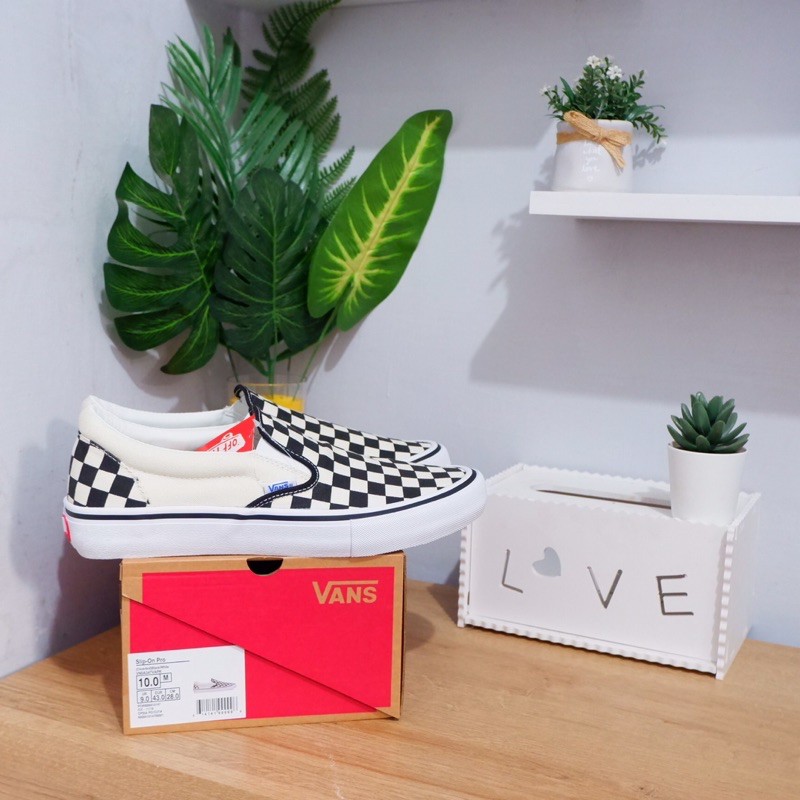 Vans slip on pro checkerboard original / vans pro original