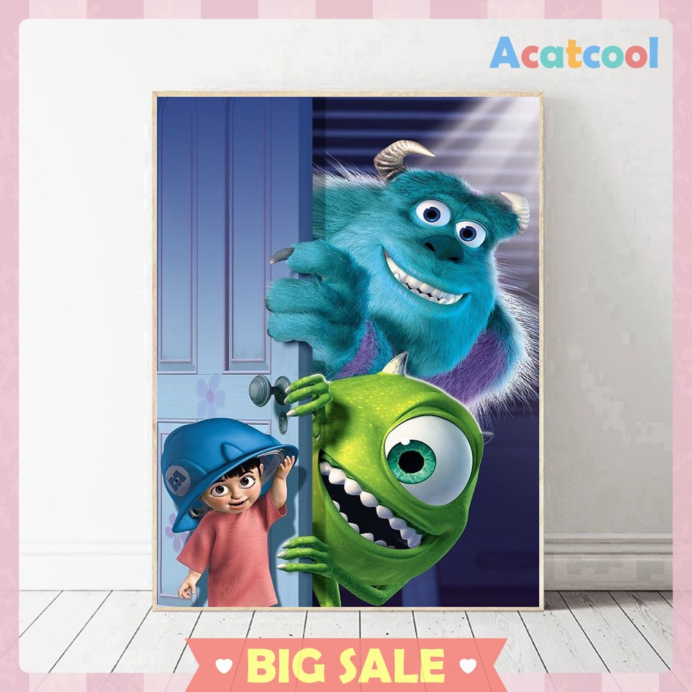 5D DIY Full Drill Diamond Painting Monsters Inc Cross Stitch Mosaic Kits