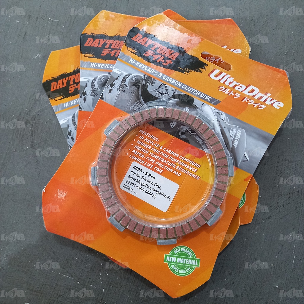 Daytona Kampas Plat Kopling New Megapro FI Verza CRF 150 Injeksi Clutch kupling Racing 5 Lembar 4625