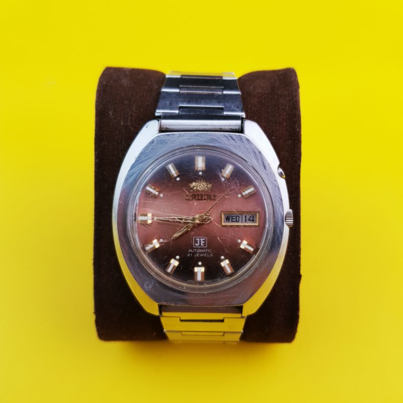 ORIENT VINTAGE JF AUTOMATIC 21 JEWELS WATCH (JAM TANGAN)