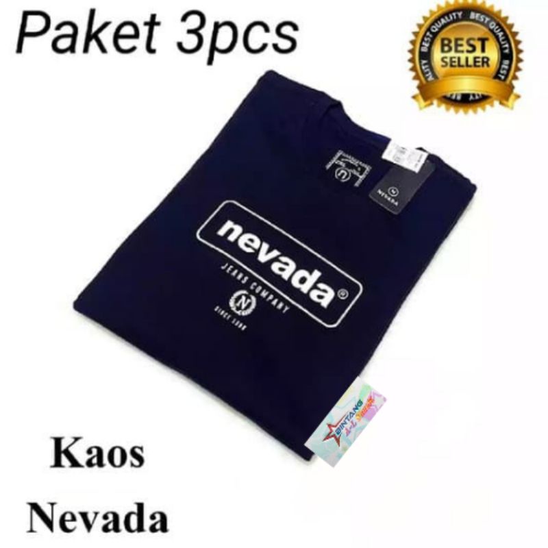 kaos Nevada brand matahari unisex/ kaos Nevada pria wanita terbaru/ kaos wanita pria masa kekinian