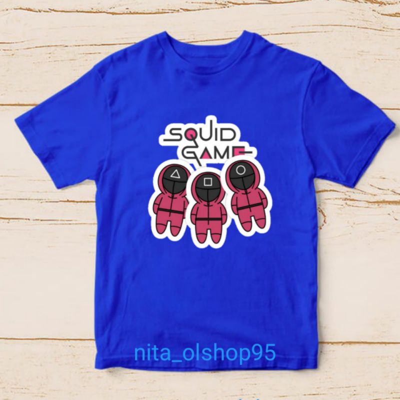 baju squad game kaos anak karakter terlaris