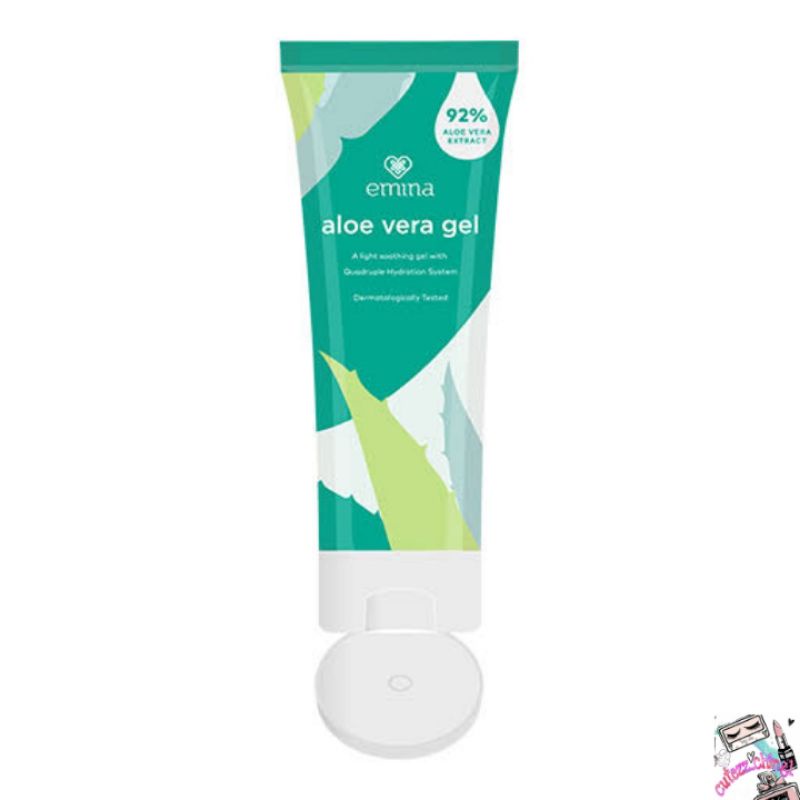 ☃Cutezz_Ching1☃Emina Aloe Vera Gel 60ml - Pelembab