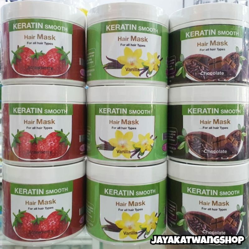 DUVAL JEMPOL Masker Rambut KERATIN 1KG (1000 GR) / Keratin Smooth Hair Mask