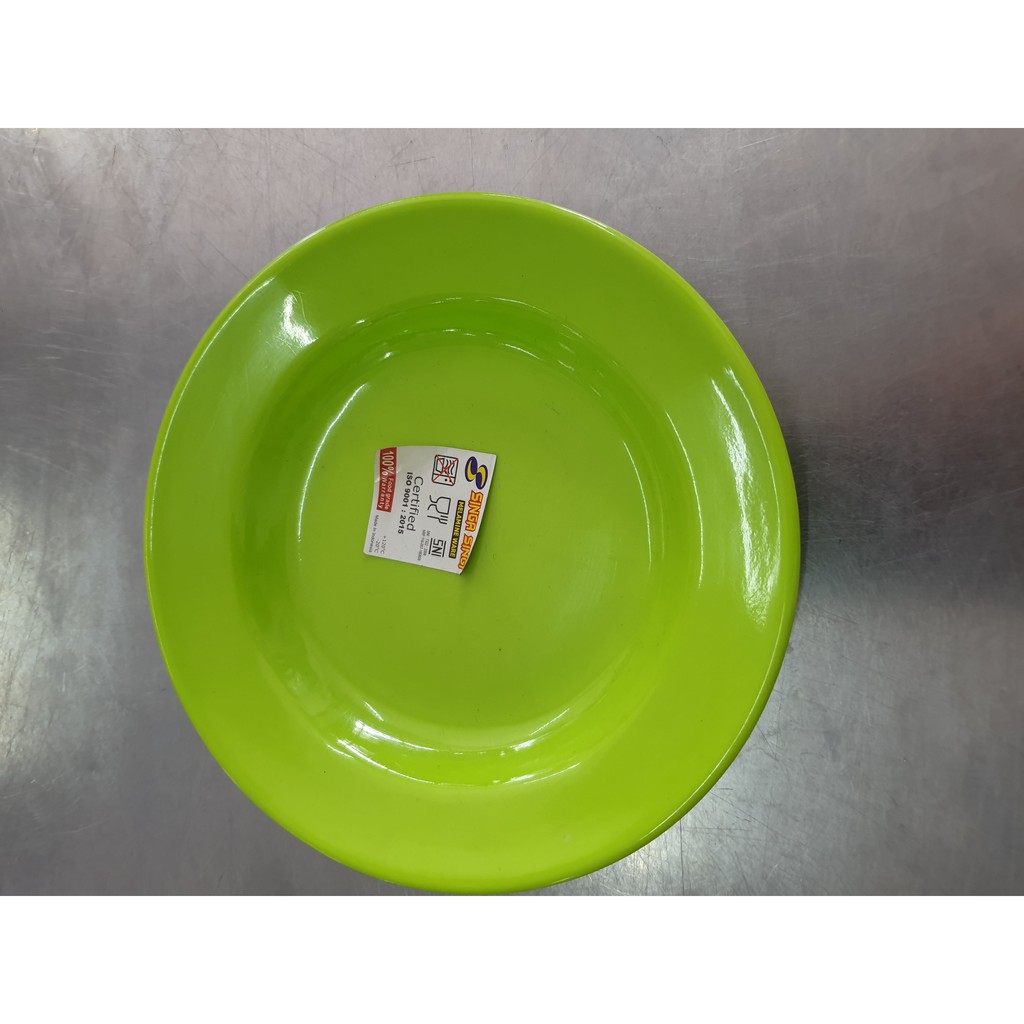Piring Melamin Polos 5003/Piring Makan Melamin 5003 SIngaSIngi
