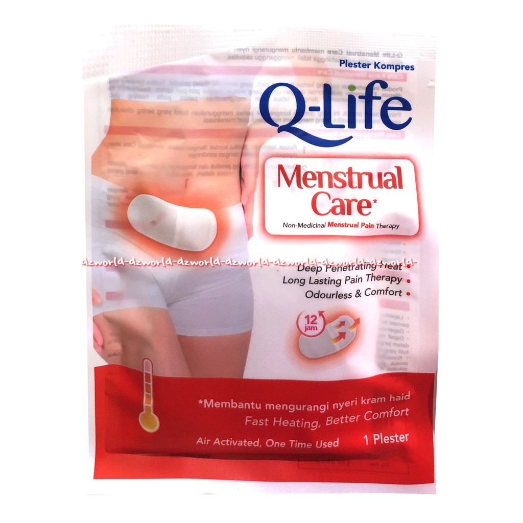 Q-life Menstrual Care Plester Koyo Kompres Saat Mentruasi 1Pcs