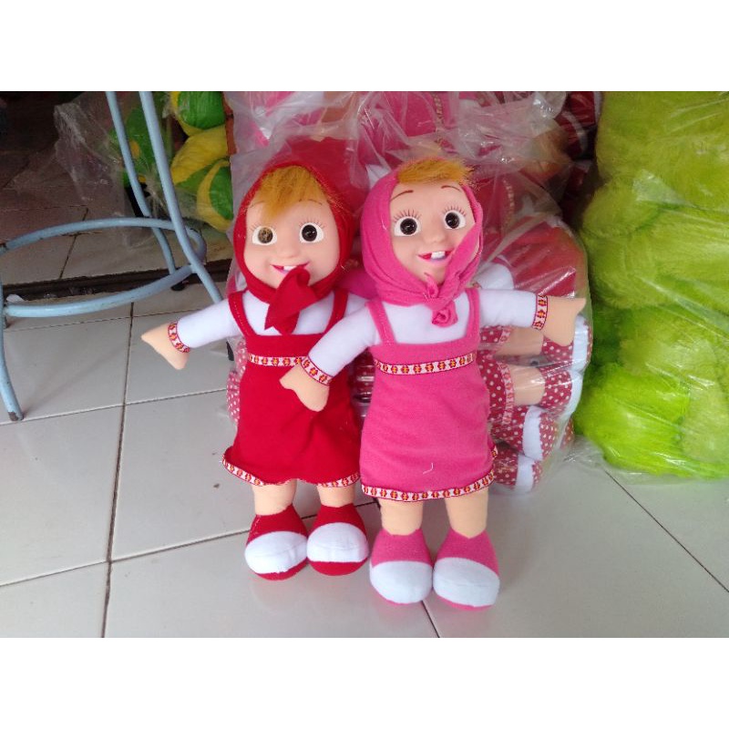BONEKA KARAKTER KARTUN MASHA AND THE BEAR MURAH