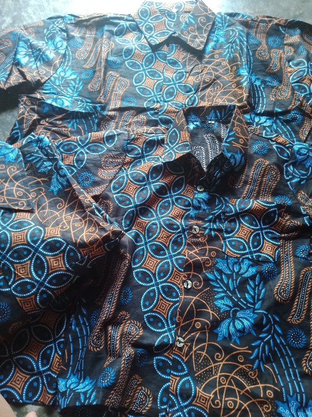 Hem Anak Dan Ayah  Batik Pria Seragam