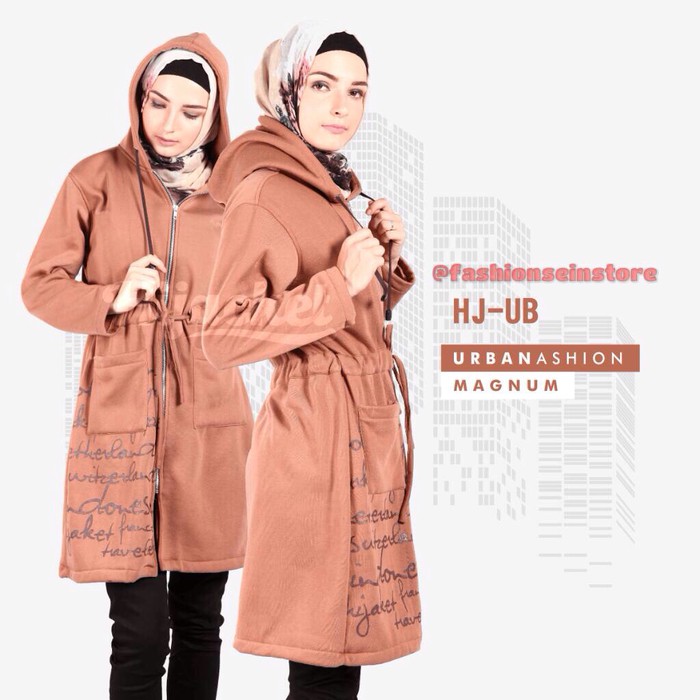 GROSIR - JAKET CEWE/HOODIE/HIJAKET | HIJAKET URBANASHION MAGNUM HOODIE PLANET SURF