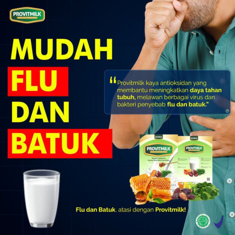 (Ada Bonus) PROVITMILK - SUSU KAMBING ETAWA DENGAN HERBAL 200 GRAM