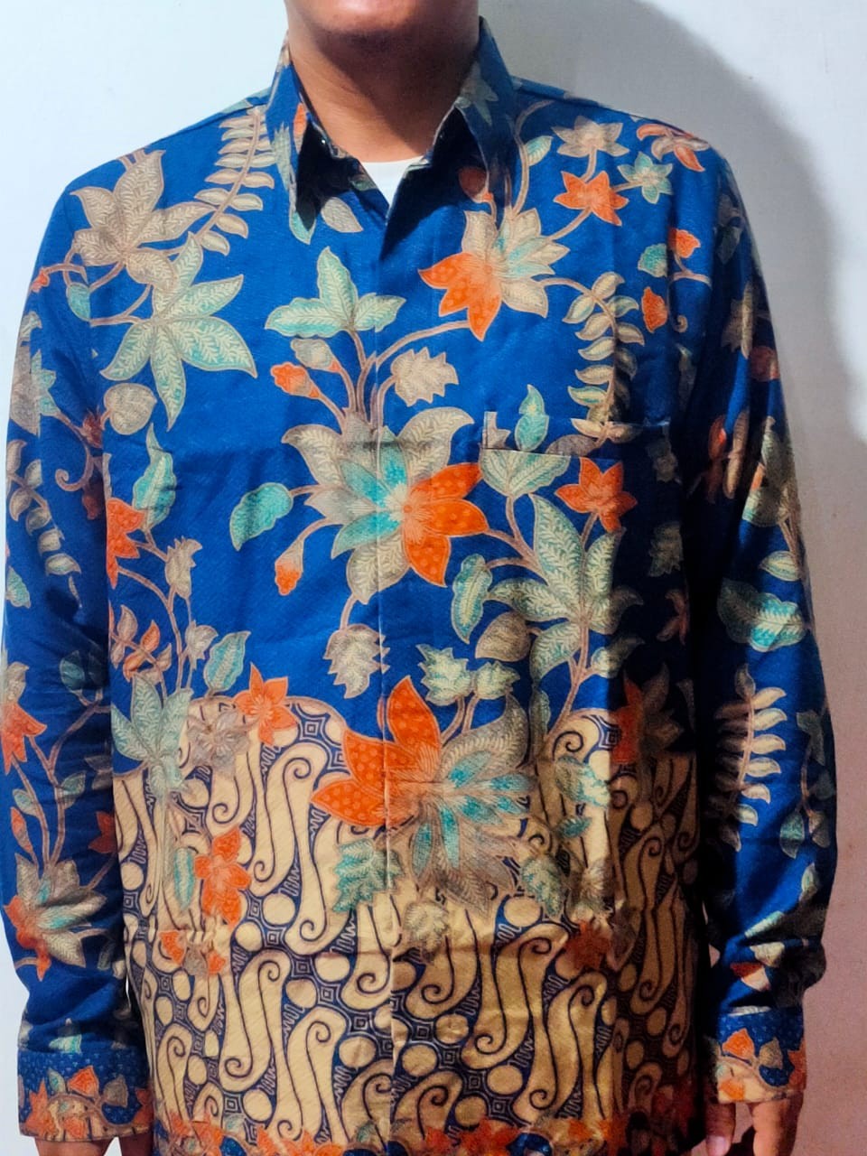 Kemeja Batik Prabu Bahan Dobby Reguler Fit A462