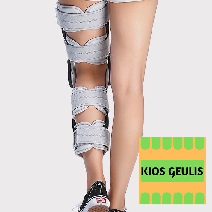 Knee Brace Post Op Deker Penyangga Lutut Terapi Latihan Jalan Paska Operasi ACL PCL Arthroscopy