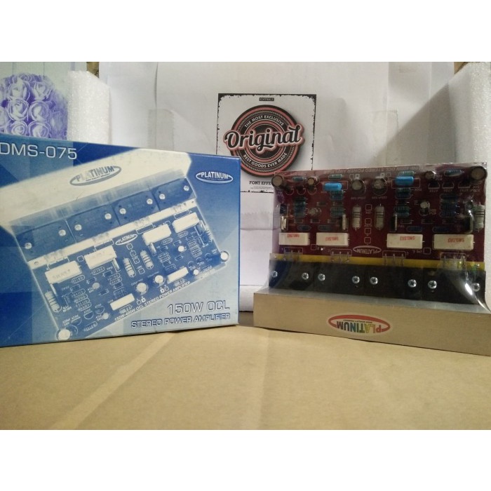 POWER AMPLIFIER OCL STEREO 150WATT-300WATT PLATINUM DMS-075 SANKEN