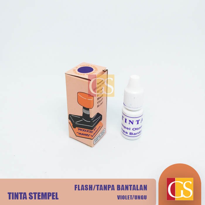 

TINTA STEMPEL FLASH AUTOMATIS UNGU TANPA BANTALAN