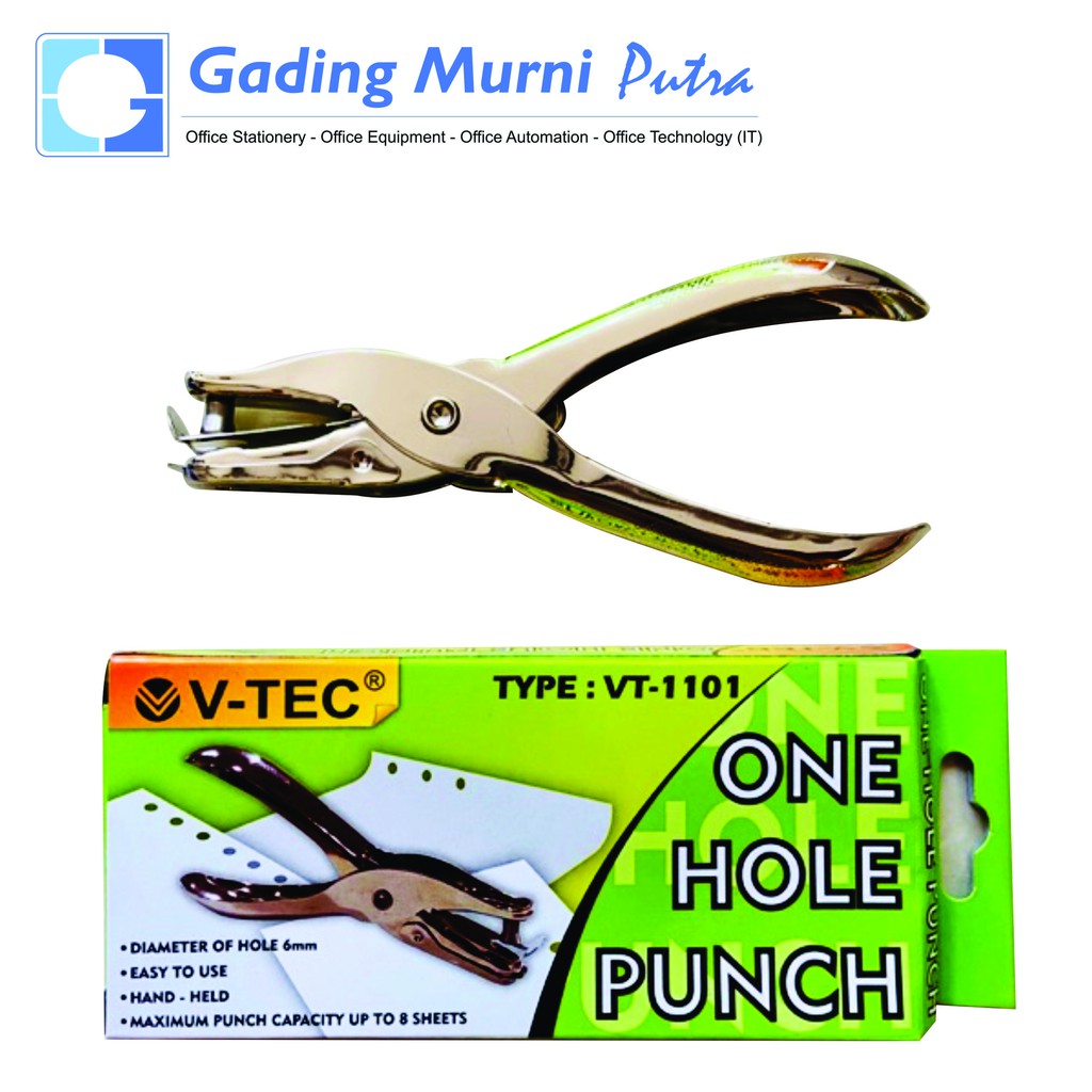 

Perforator 1 Lubang V-Tec VT-1101 One Hole Punch