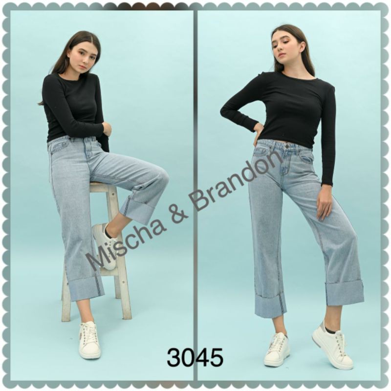 KULOT JEANS STIK BALIK MISCHA &amp; BRANDON ORIGINAL SIZE 27-34