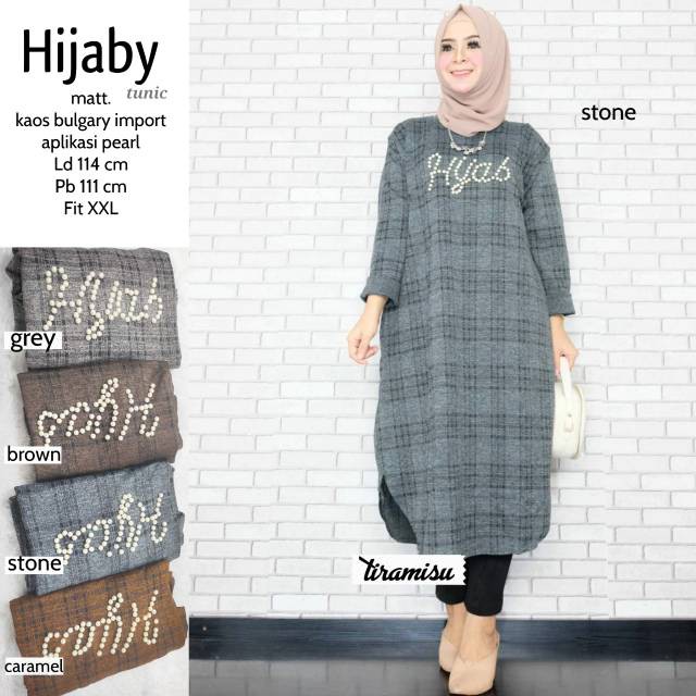 HIJABY TUNIK BY TIRAMISU HIJAB FASHION