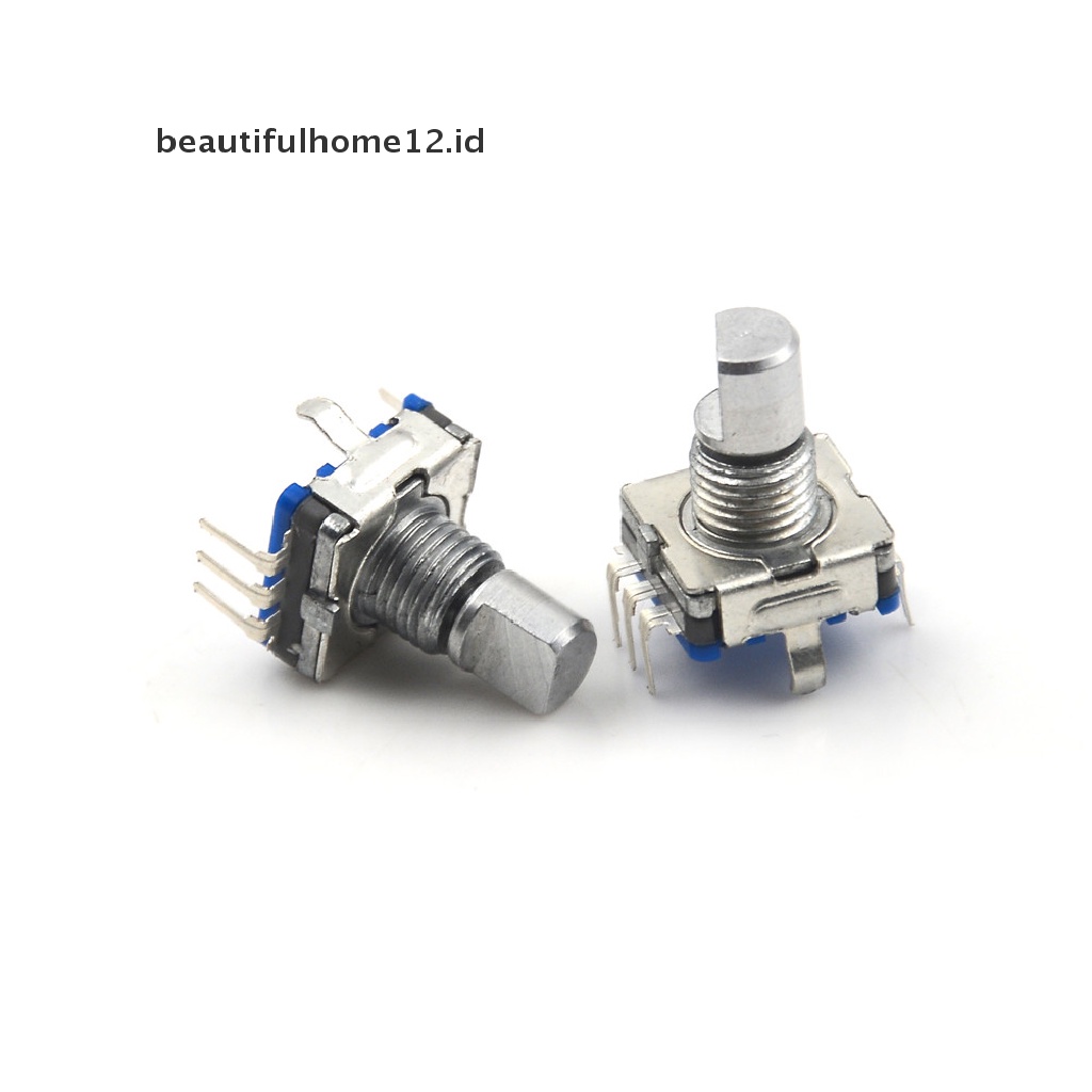 【beautifulhome12.id】 New 5Pcs Rotary Encoder Push Button Switch Keyswitch Electronic Components 12mm .