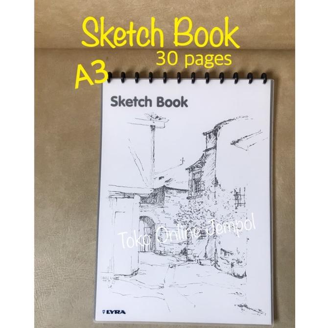 

Atk730Lr A3 Sketch Book Lyra 9210290 Bisa Di Refill Buku Sketsa Gamba