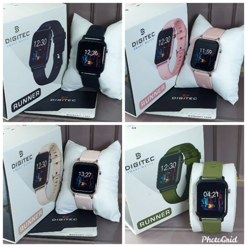 Jam Tangan Pria Atau Wanita Digitec Runner Smart Watch Garansi 1 Tahun