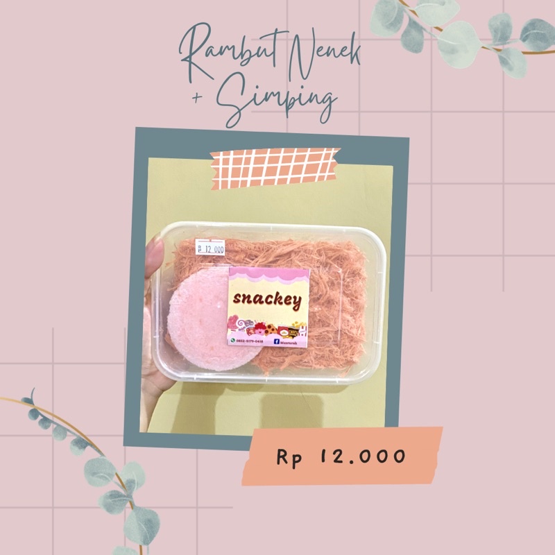 Rambut Nenek | Arum manis Cemilan Snack