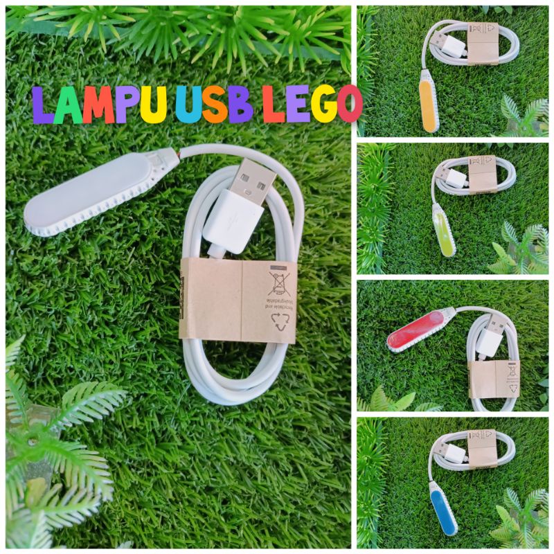 Lampu hias aquarium lego Led USB